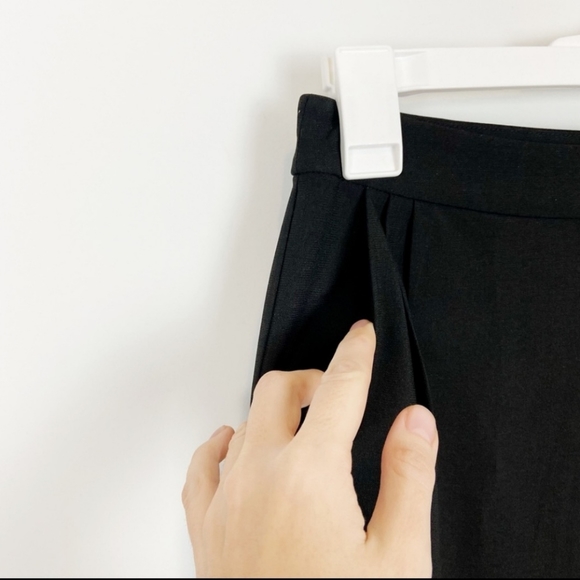 Lulu’s Kick It Black High-Waisted Trouser Pants - Picture 4 of 6